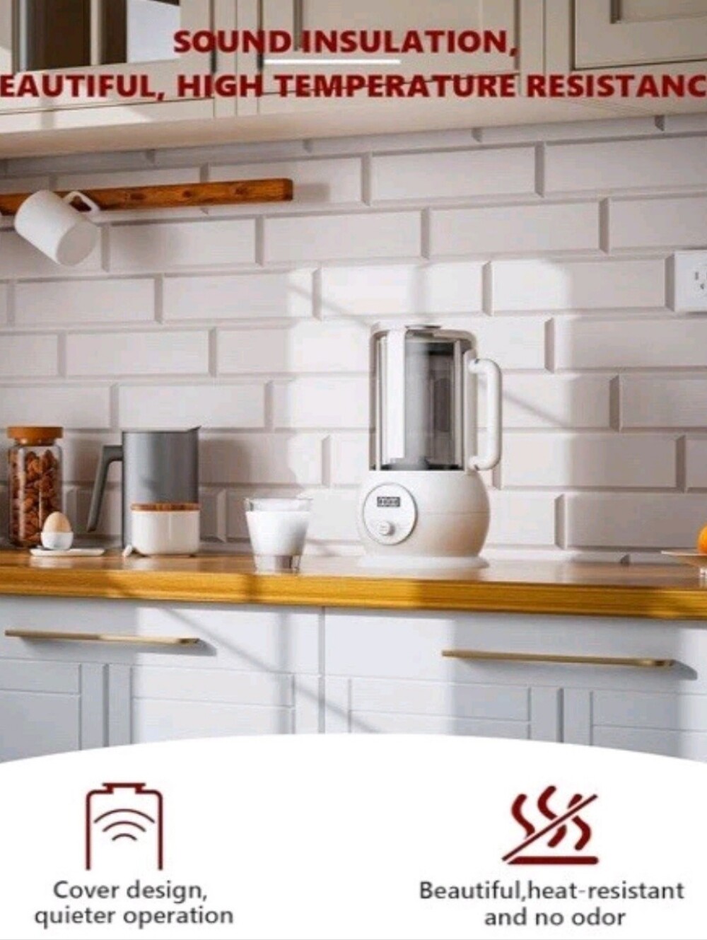 NIB! Nut Milk Maker 8 in 1 Function with Digital Timer And Self Cleaning - Picture 5 of 13